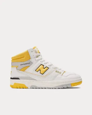 650 White / Honeycomb / Raincloud High Top Sneakers