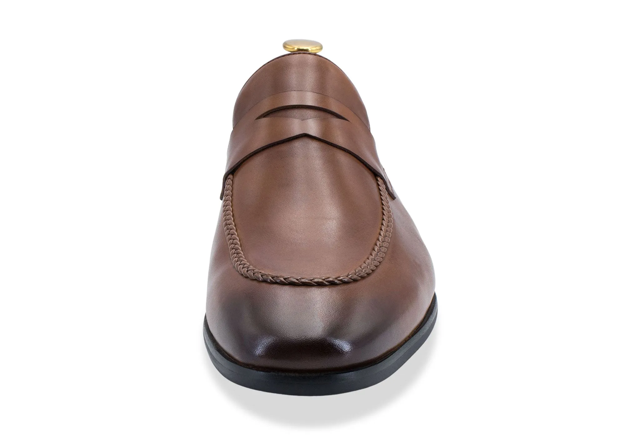 Arrecifes Blake Stitch Chestnut Loafer