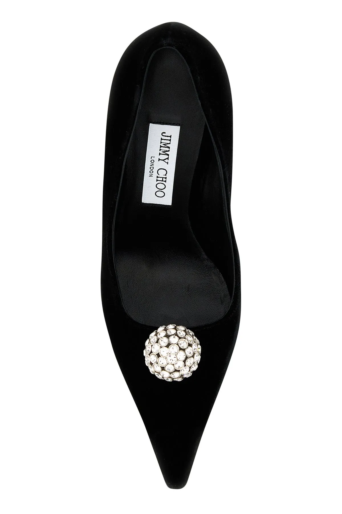 Black velvet Orb pumps