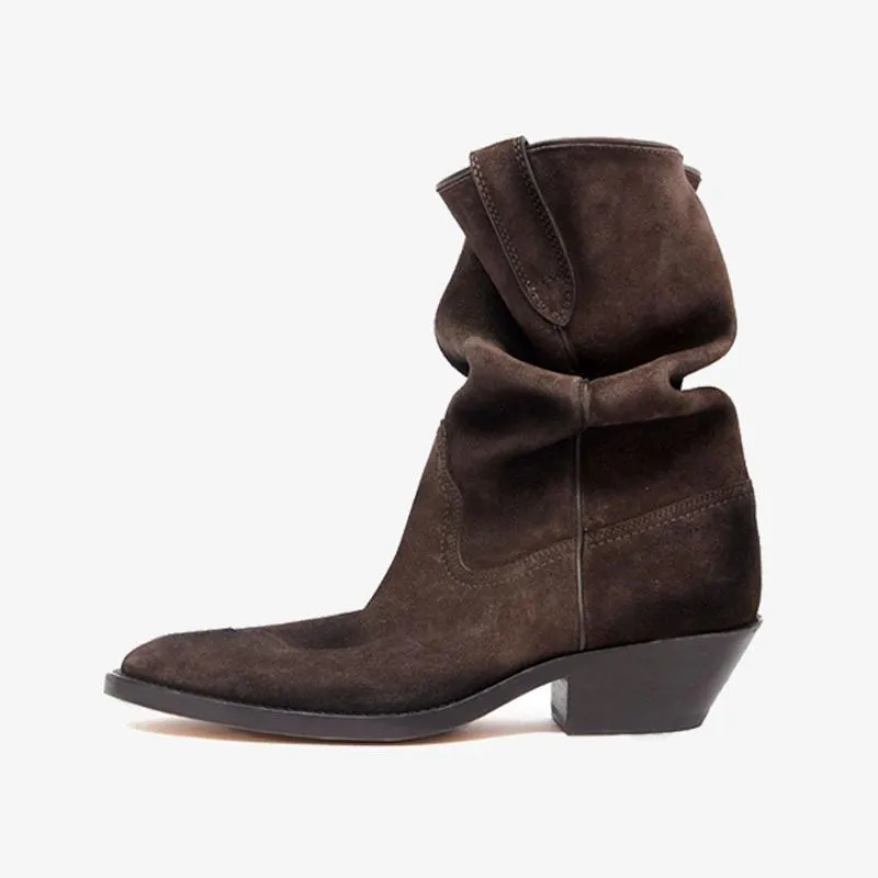 Cedar Brown Tabi Western Boots
