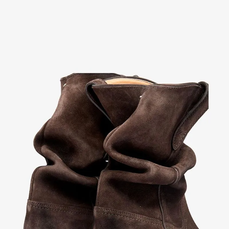 Cedar Brown Tabi Western Boots