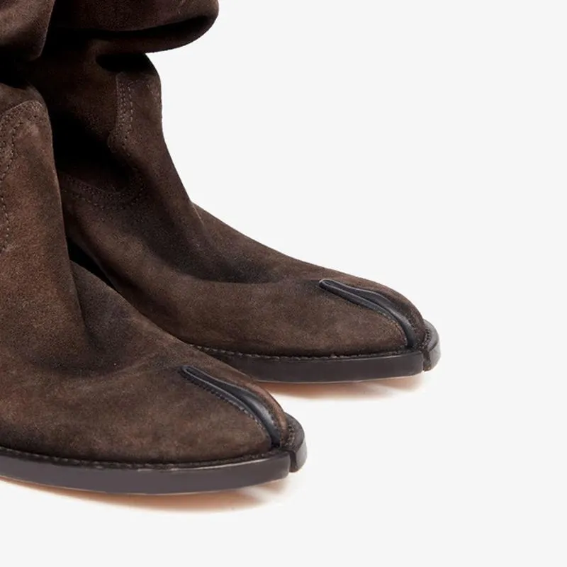 Cedar Brown Tabi Western Boots