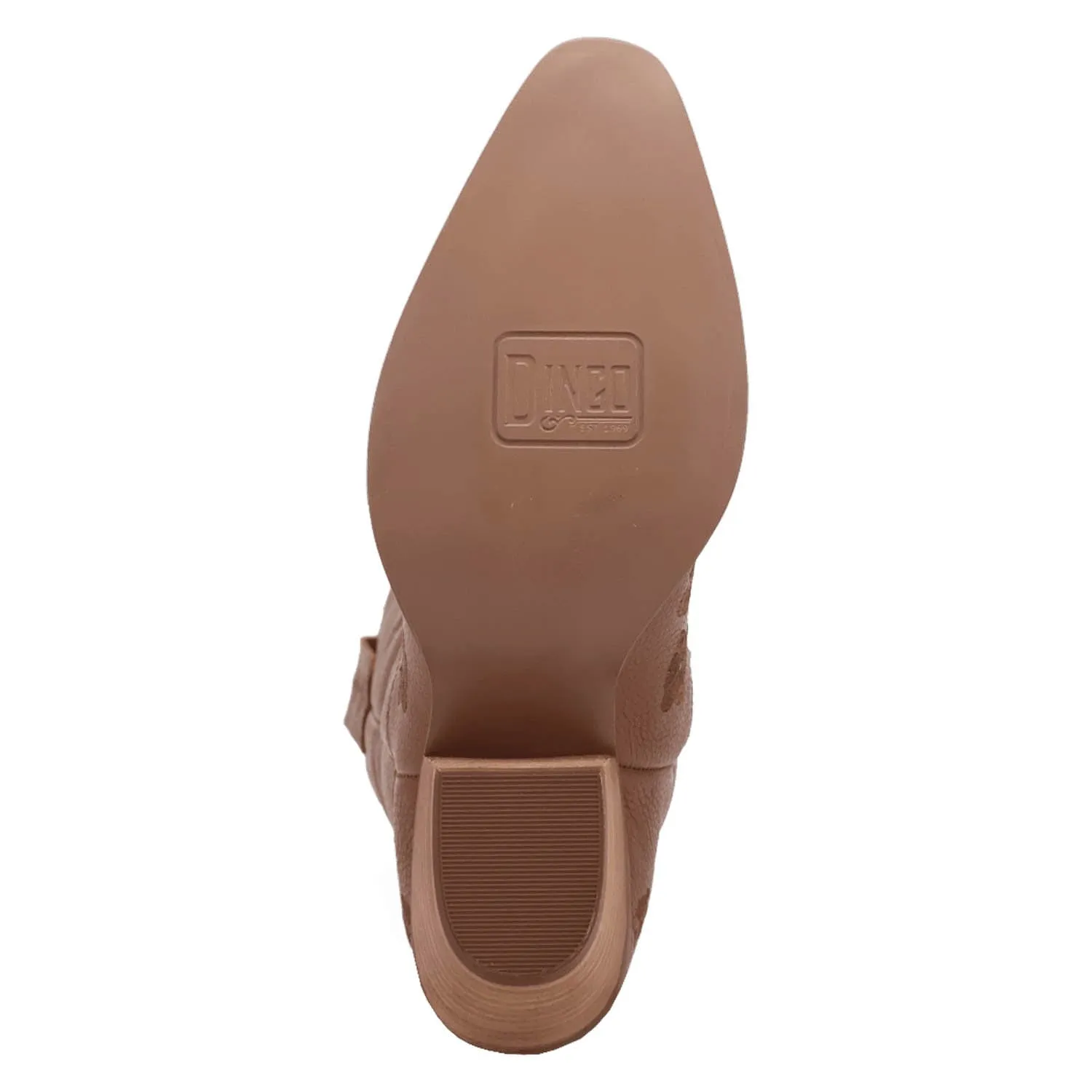 Dingo Womens Love Bug Brown Leather Cowboy Boots