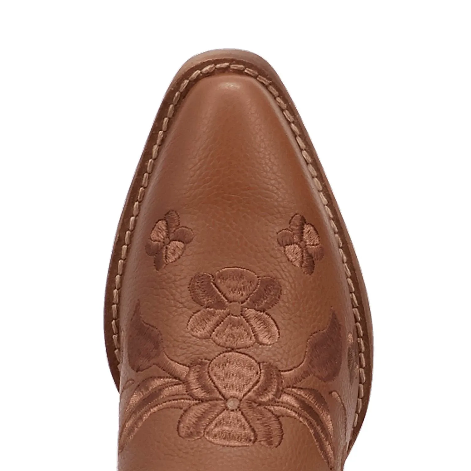 Dingo Womens Love Bug Brown Leather Cowboy Boots