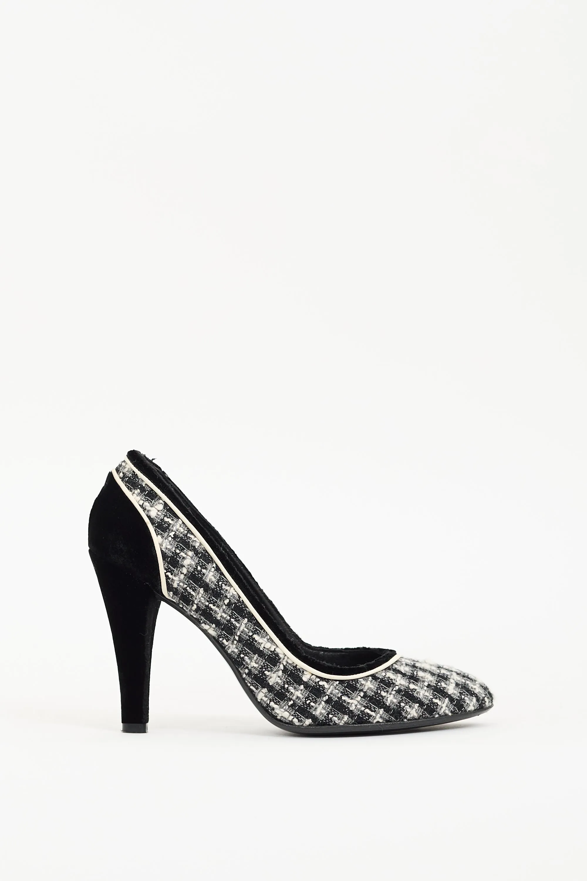 Fall 2004 Black & Multi Tweed Pump