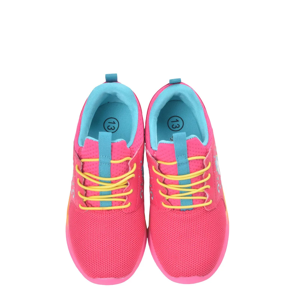 Fam Together Girls Sneakers Unicorn Slip On Kids Shoes with Rainbow Sole