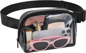 Fanny Pack Stadium Approved,Fashion Belt Bag for Women with Adjustable Strap for Games Concert Festival