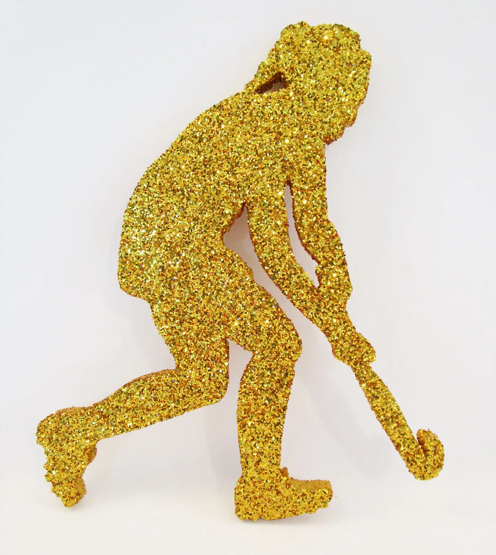 Female Field Hockey Styrofoam Cutout