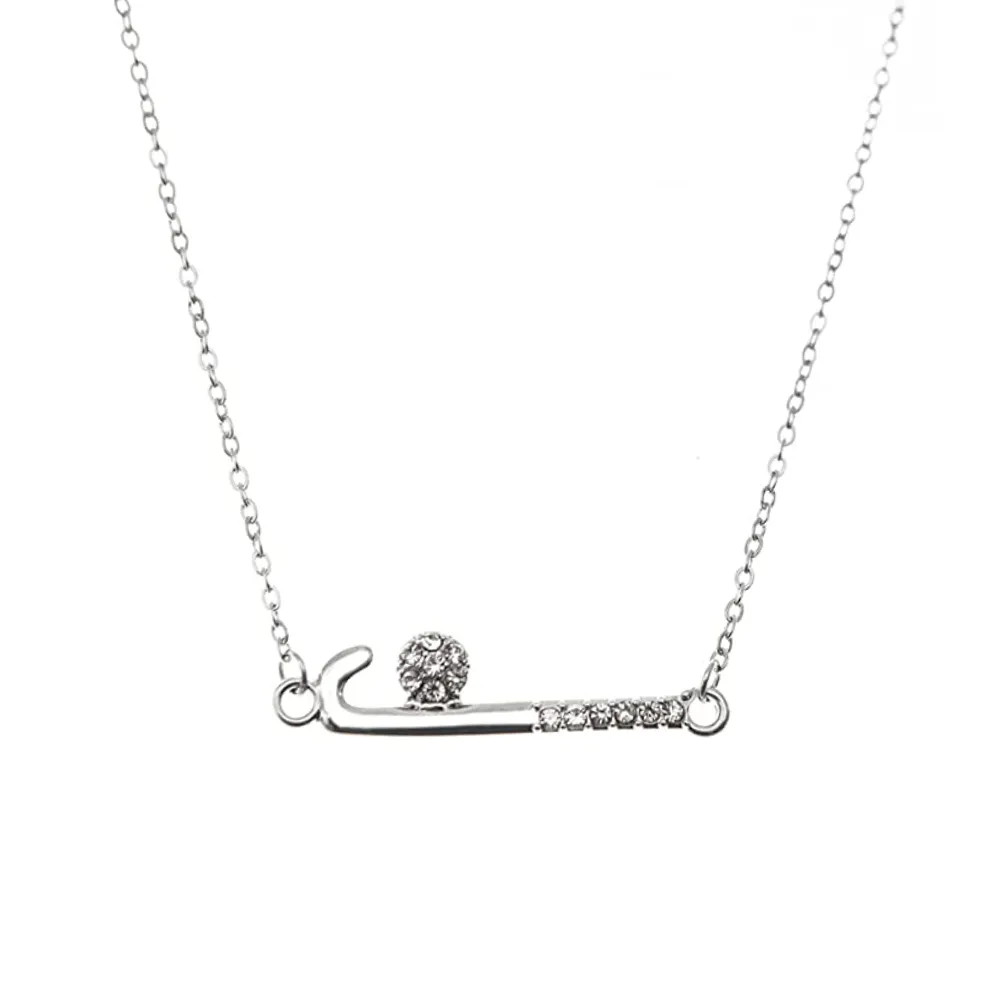 Field Hockey Stick Necklace- Pick Color