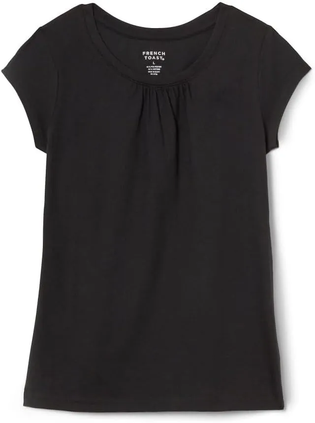 French Toast Girls' Short Sleeve Crewneck T-Shirt Tee