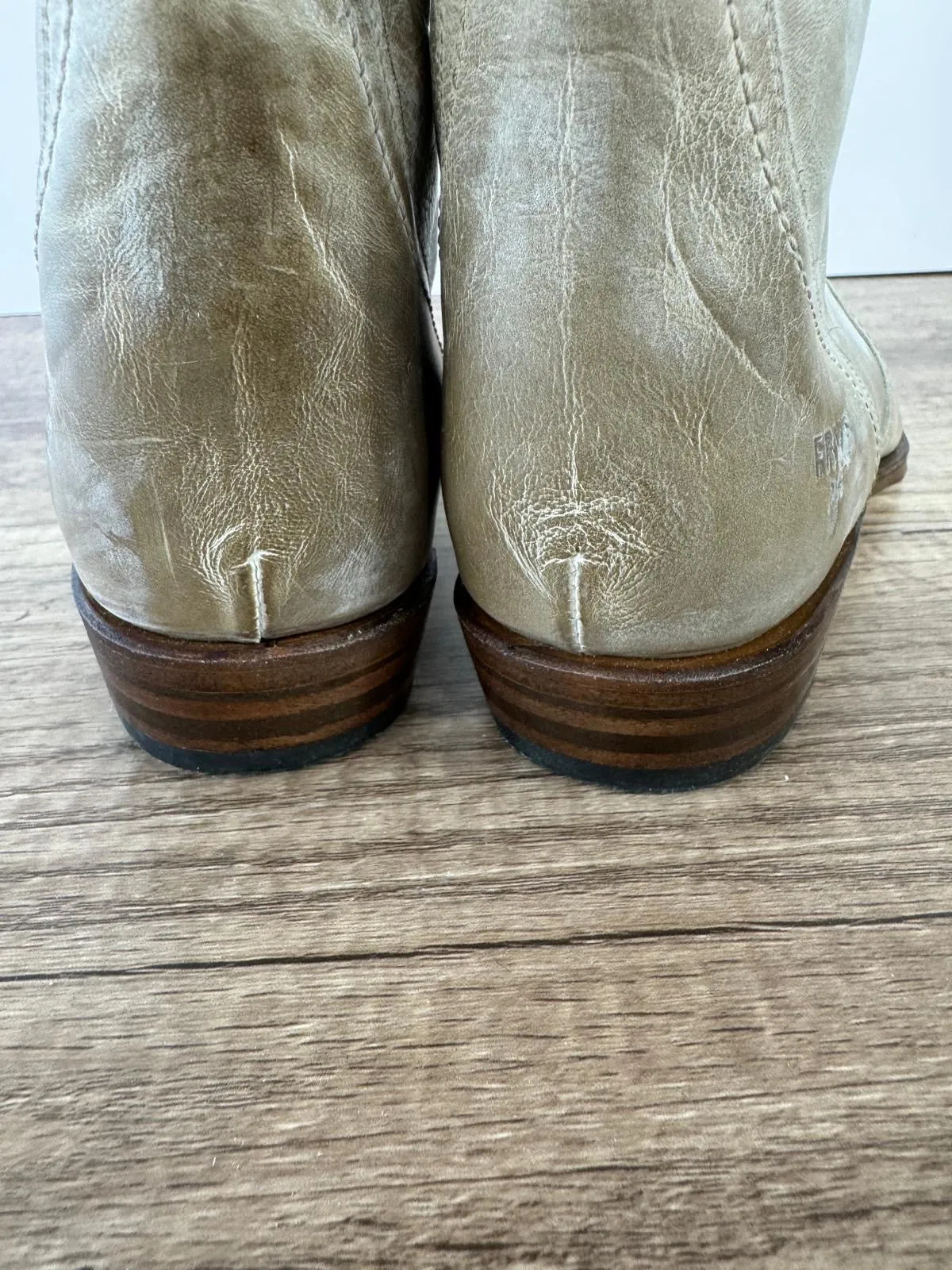 FRYE DORADO TALL DISTRESS LEATHER RIDING BOOTS DISTRESS