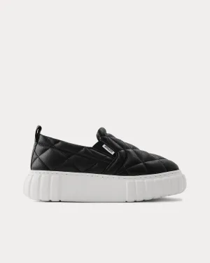 Haze Black Slip On Sneakers