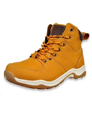 Joseph Allen Boys' Rugged Wear Boots - tan, 3 Youth