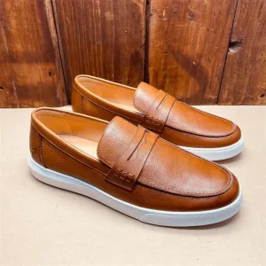 Kingsley Slip-On Venetian Sneaker - Tan