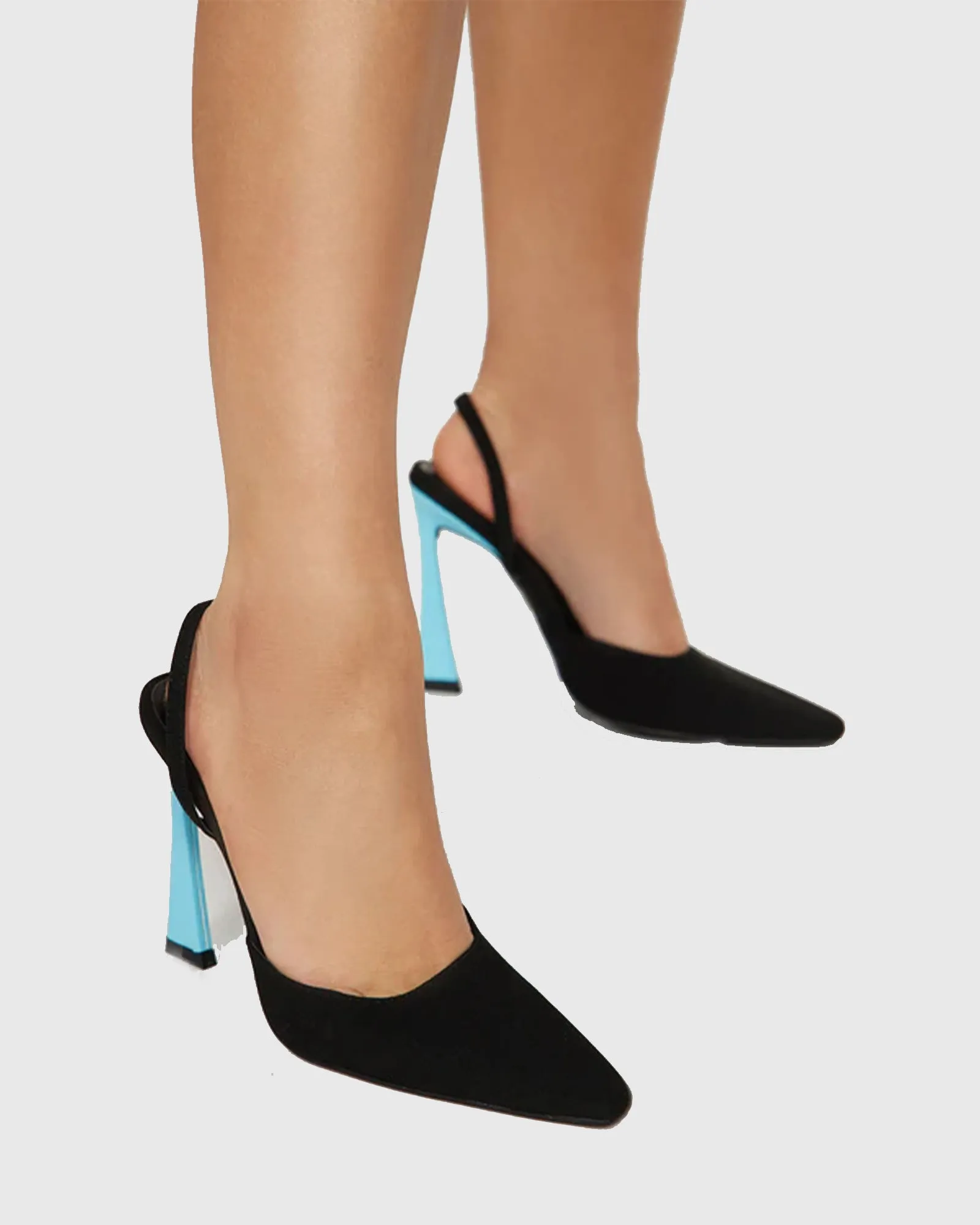 Leandra Satin Slingback Pumps