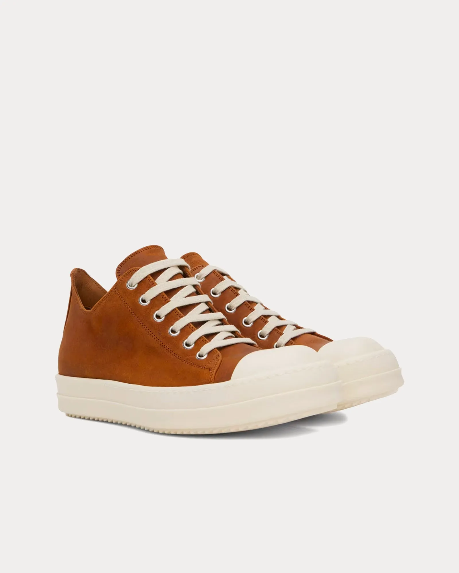 Leather Clay / Milk Low Top Sneakers