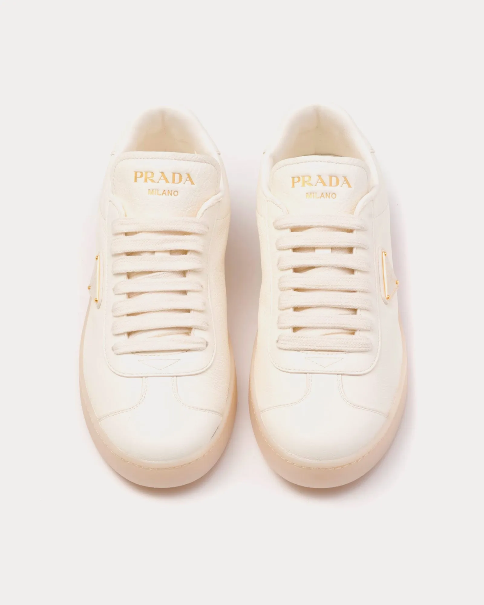 Leather Ivory Low Top Sneakers
