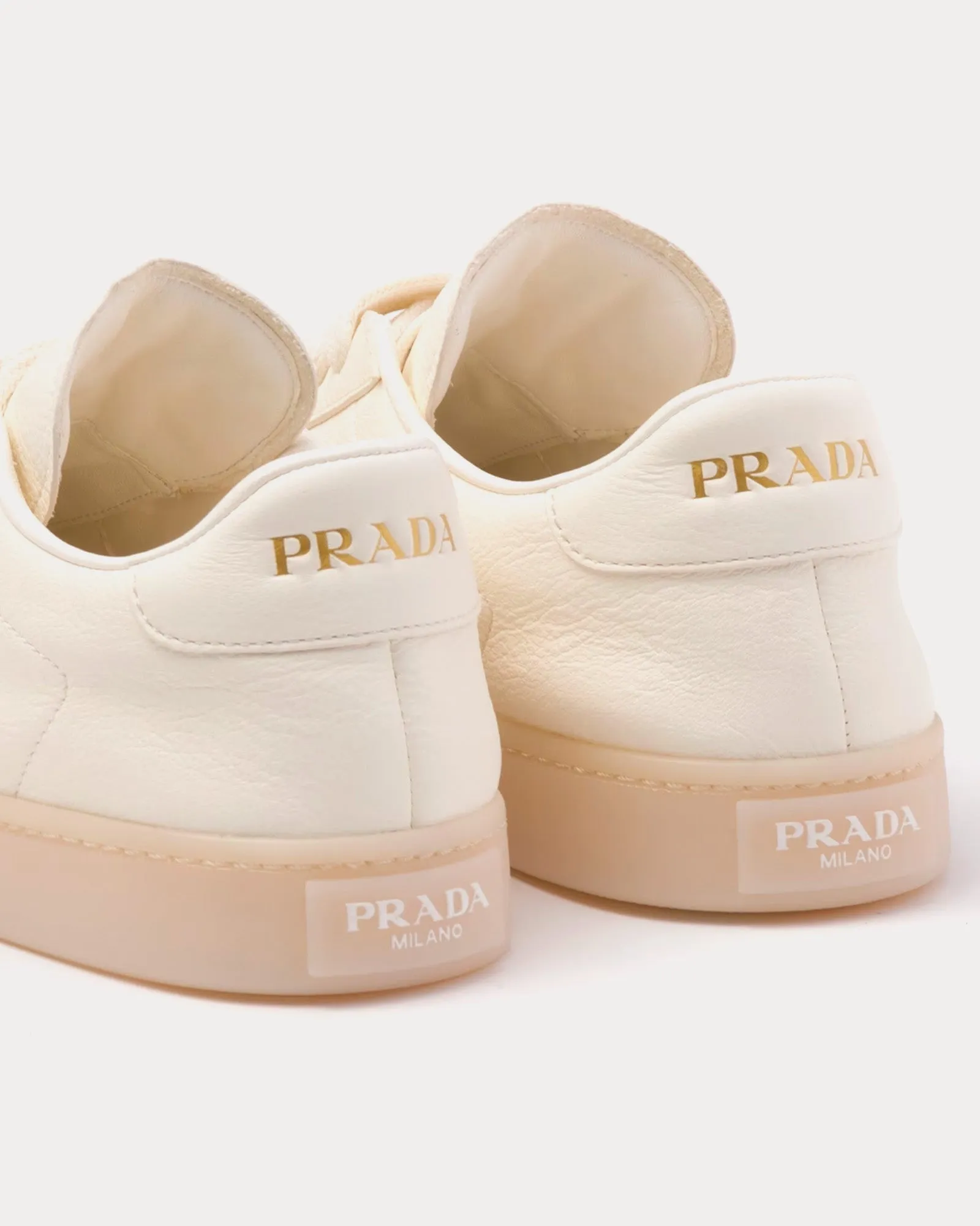 Leather Ivory Low Top Sneakers