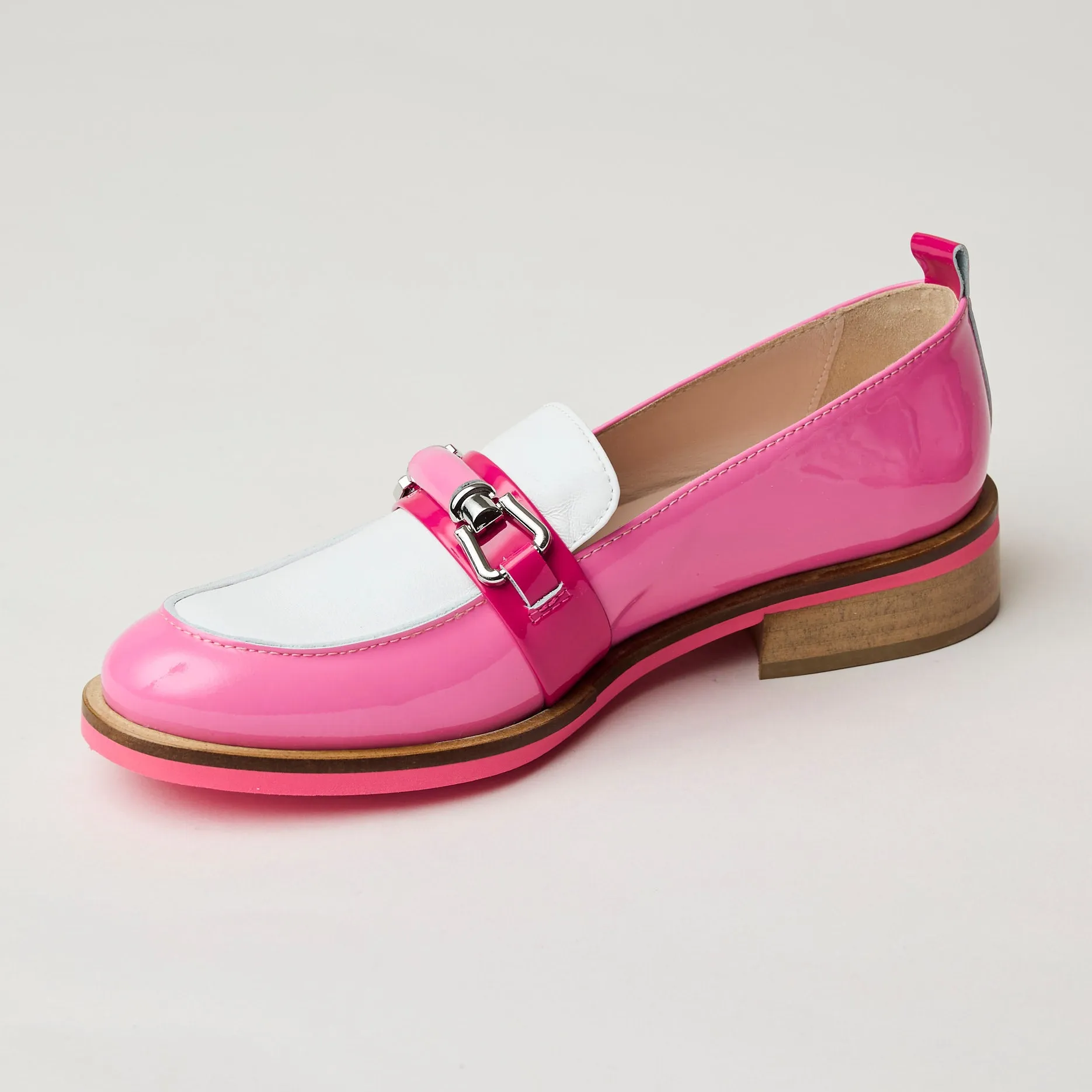 Marco Moreo Pink Patent Loafer