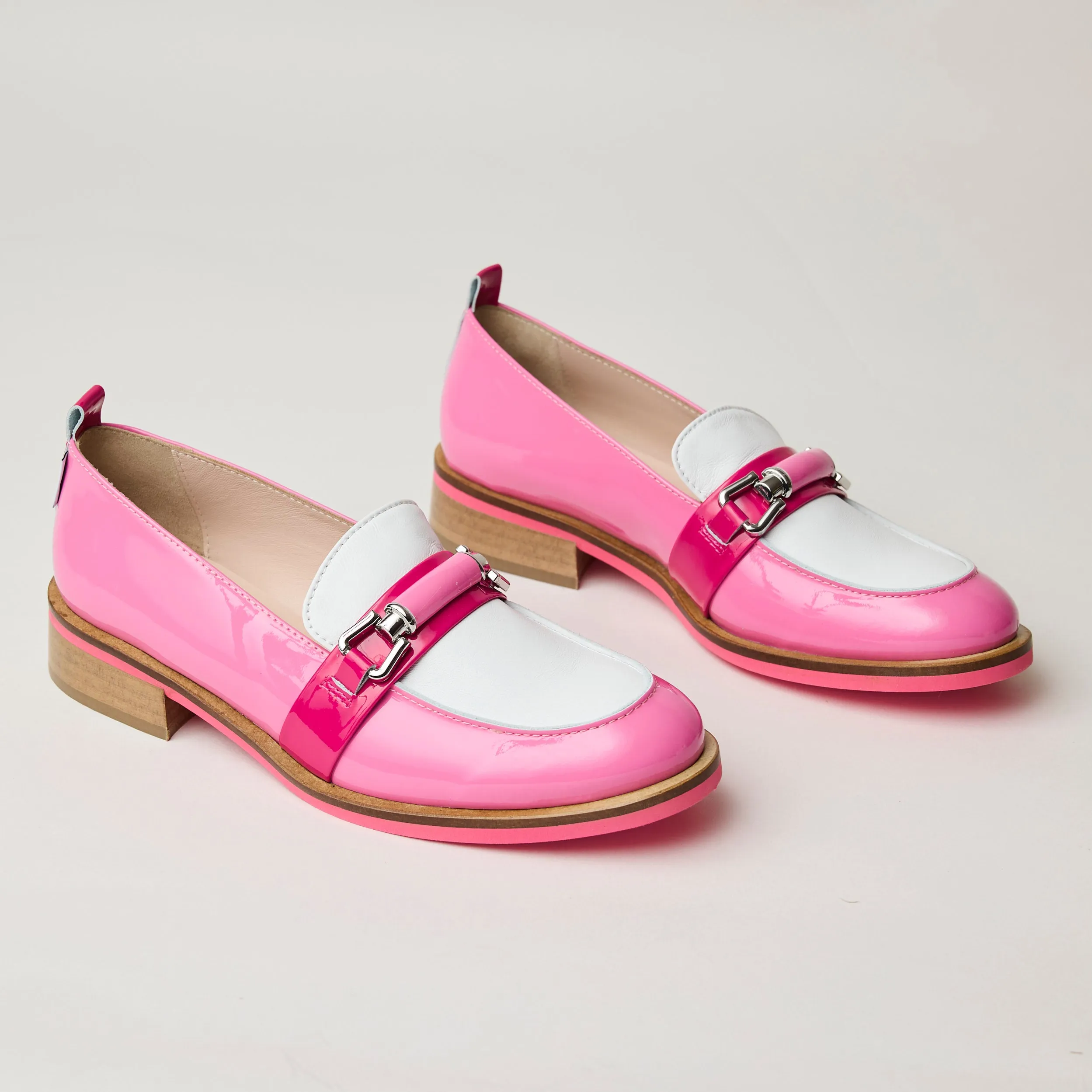 Marco Moreo Pink Patent Loafer