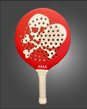MIDNIGHT BRAND PADDLE - MATTE RED with WHITE LOGO