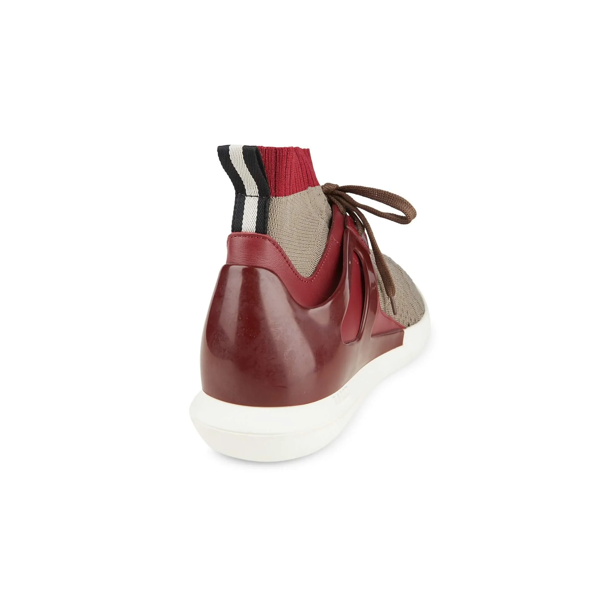NEW Bally Avallo Men's Snuff Leather & Fabric Sneakers US 9 MSRP $550