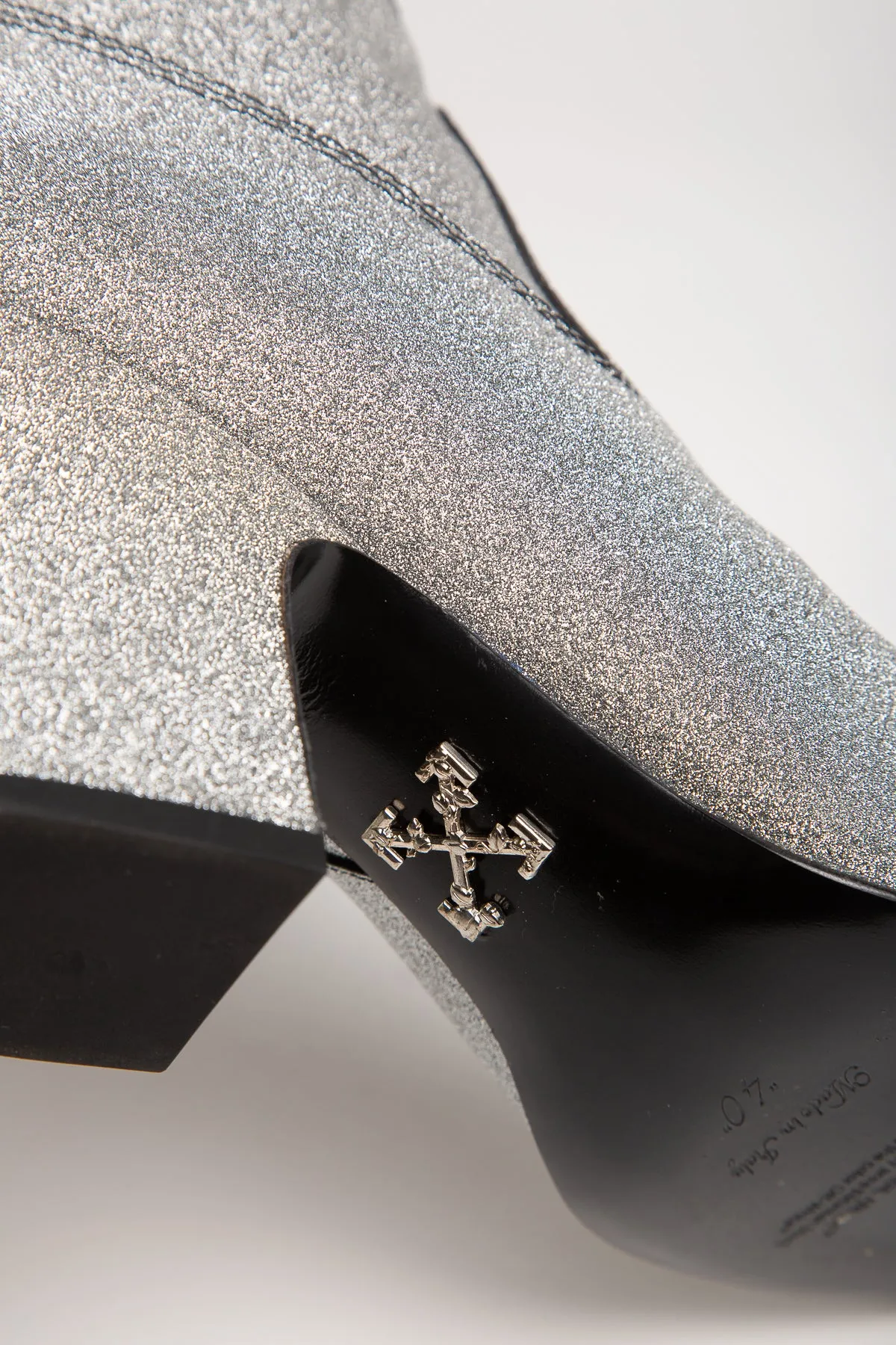 OFF-WHITE | GLITTER RUGGED TREAD BOOTS