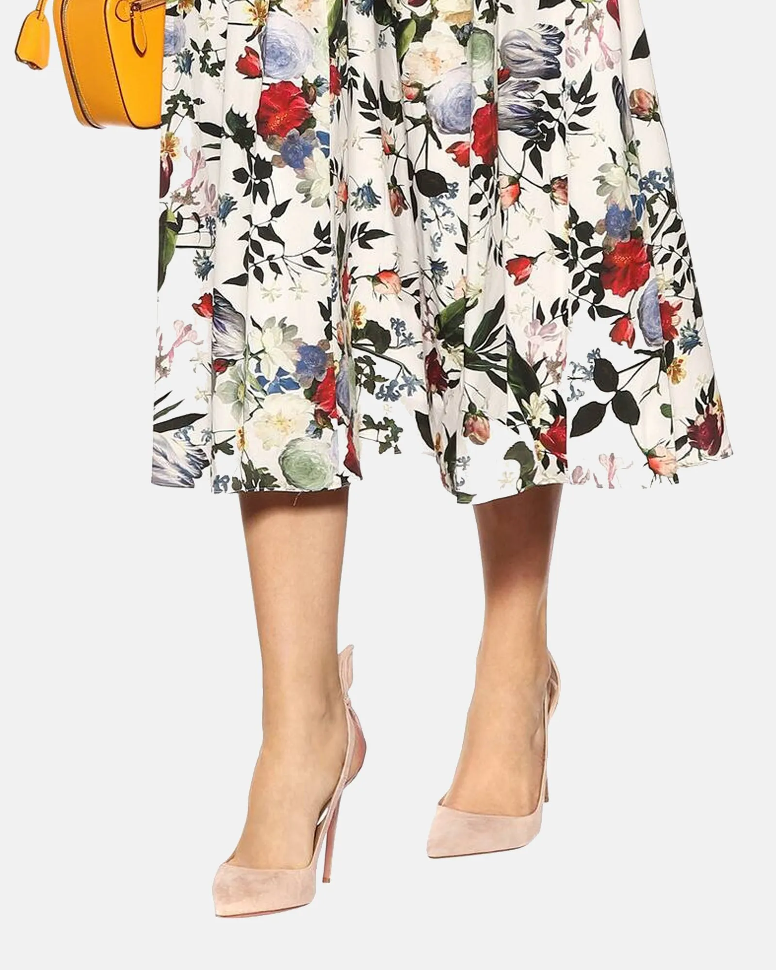 Orsa Bow Tie Velvet Pumps In Beige