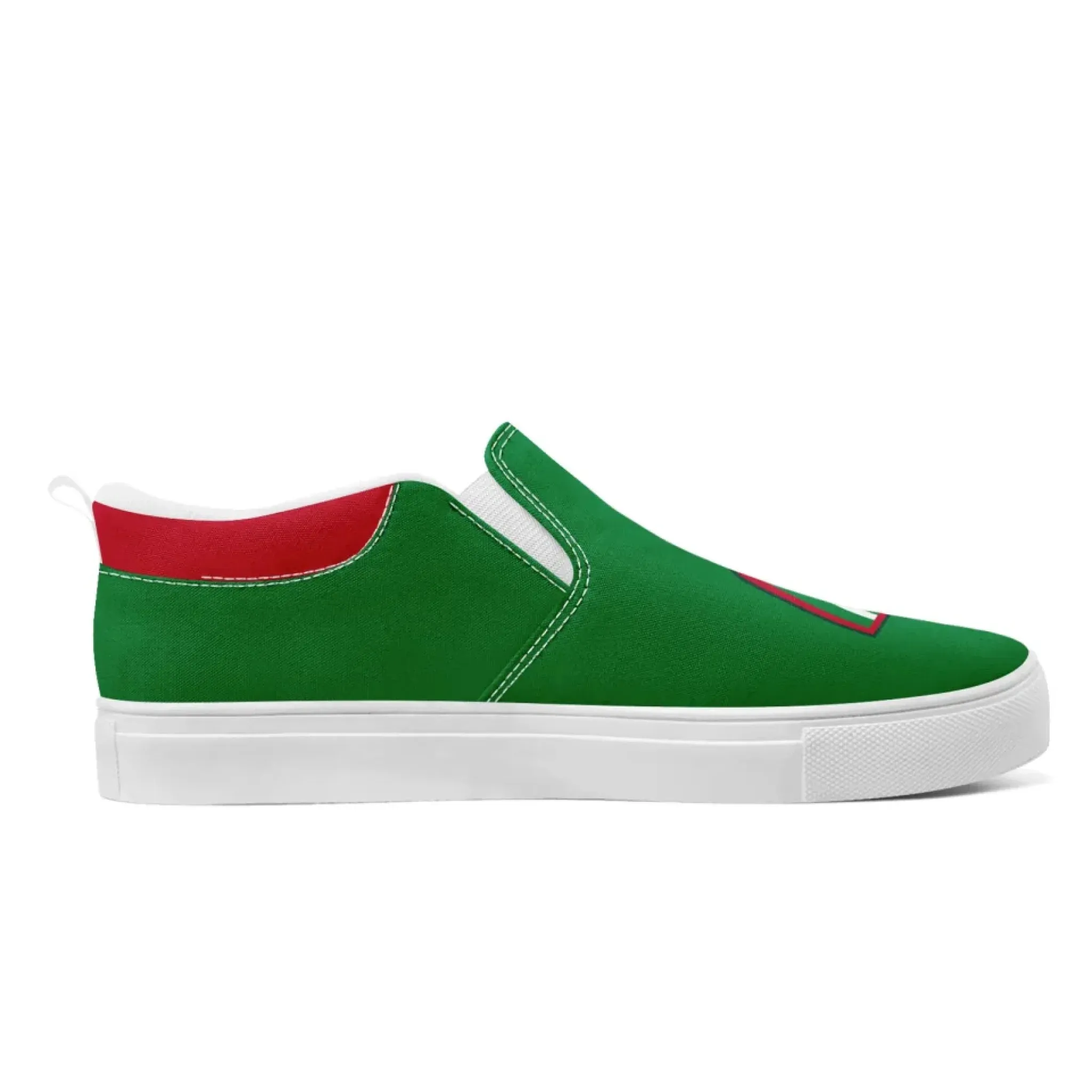 Personalized Mexico Flag Sneakers, Custom Patrotic Shoes, Stylish Slip On Shoes
