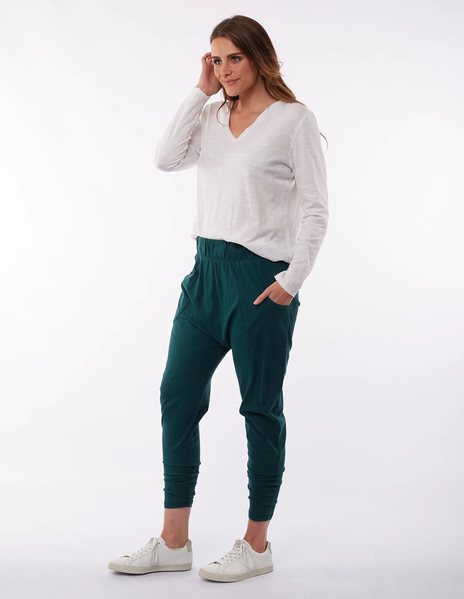 Plus Size Weekender Lounge Pant - Alpine Green