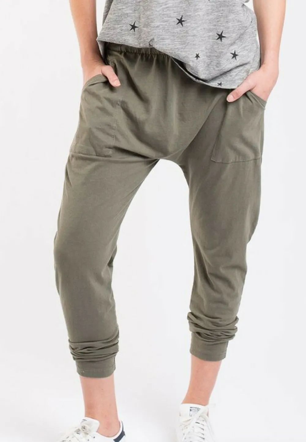 Plus Size Weekender Lounge Pant - Khaki