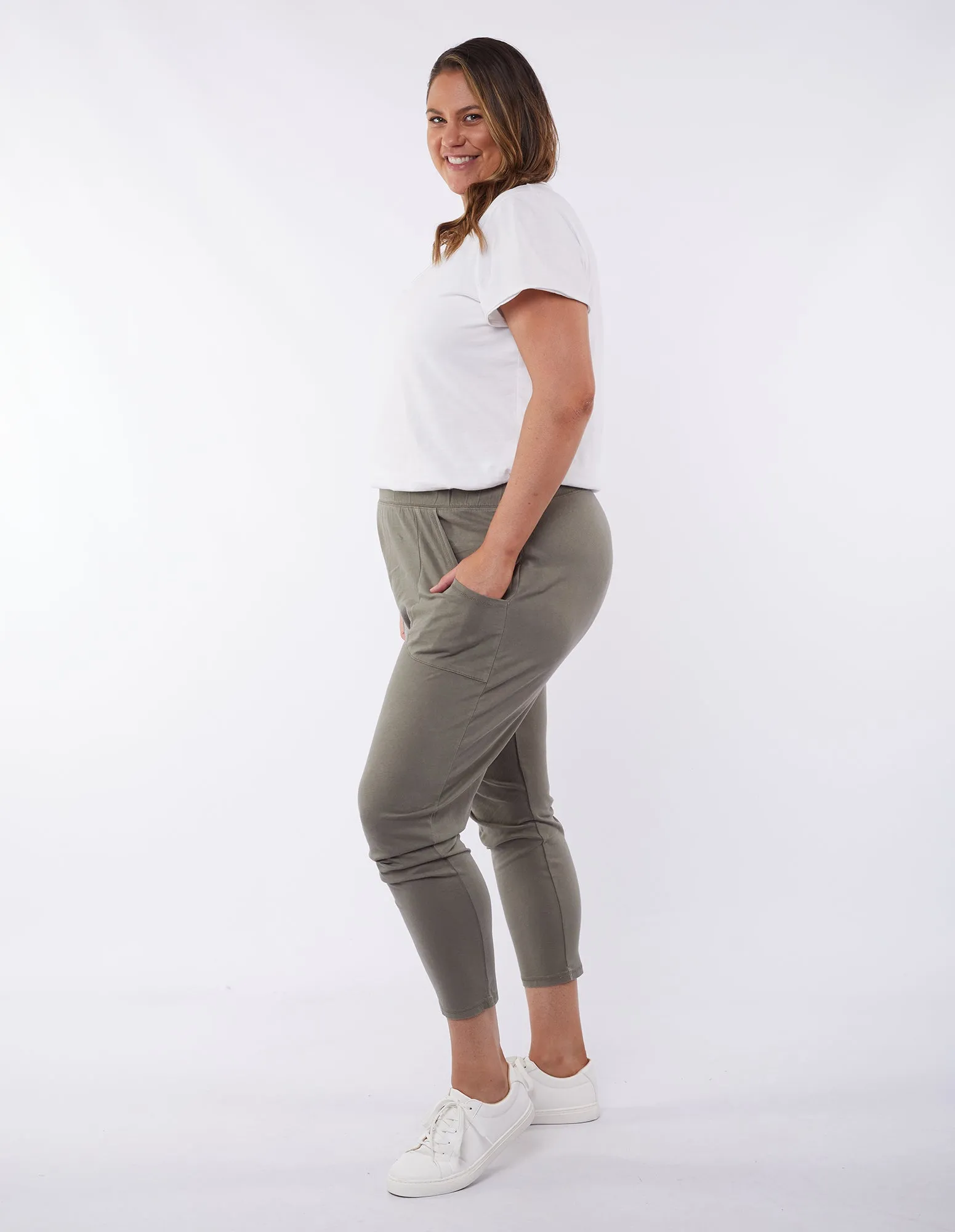 Plus Size Weekender Lounge Pant - Khaki