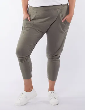 Plus Size Weekender Lounge Pant - Khaki