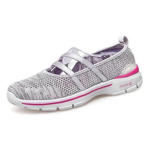 Pure Color Hollow Out Comfortable Flat Casual Shoes For Women
