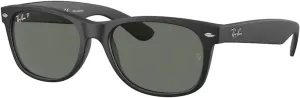 Ray-Ban RB2132 POLARIZED NEW WAYFARER Square Sunglasses For Men For Women   BUNDLE with Designer iWear Eyewear Care Kit