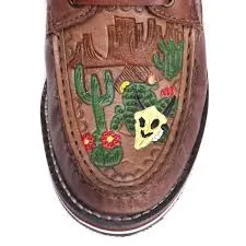Roper Womens Desert Burnished Brown Leather Moccasin Style 09-021-0943-2138