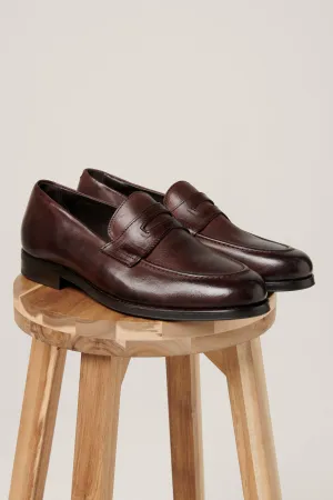 Russell Classic Loafer - Chocolate Grain