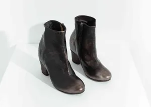 Scavata Ankle Boot in Bronze