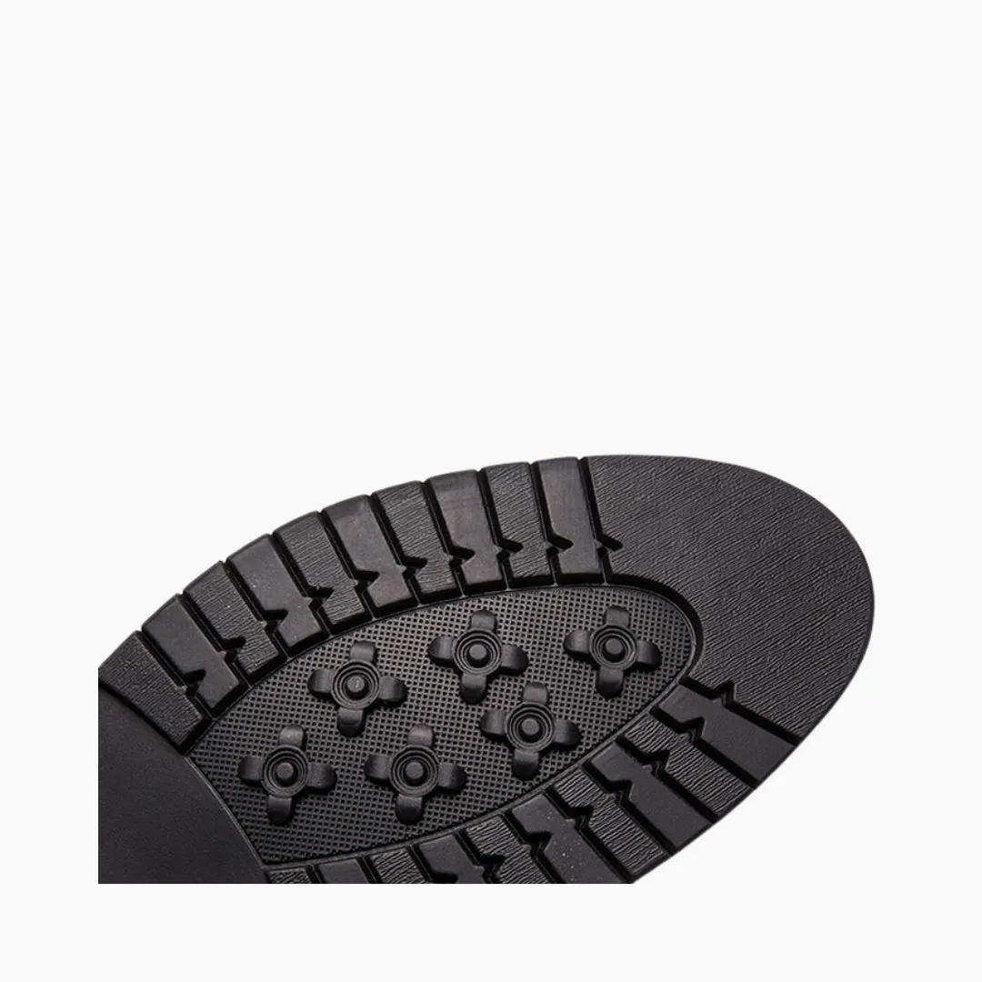 Square-Heel, Round-Toe: Brogue Shoes for Women