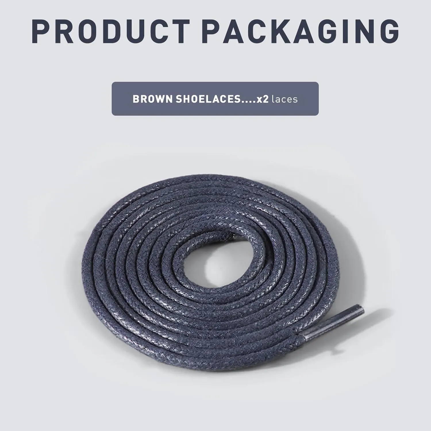 Waxed Golf Shoe Laces for FootJoy Shoes, 3/32"(2.5mm) Oxford Thin Shoelaces Replacement Strings for Men Dress