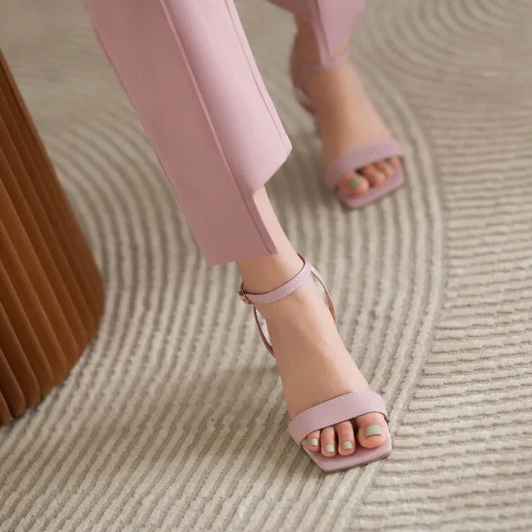 Women's Ankle Strap Strange Heel Sandals