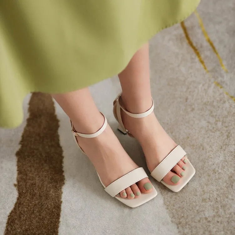 Women's Ankle Strap Strange Heel Sandals